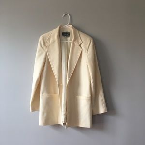 Creme blazer.